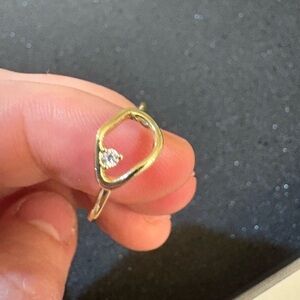 New siizu‎ gild plated over  925 sterling silver with grade AAA zirconia stone